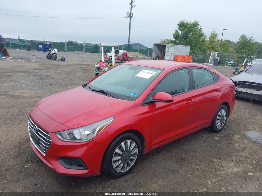 Vin: 3kpc24a64me130796, lot: 46669441, hyundai accent se 20212