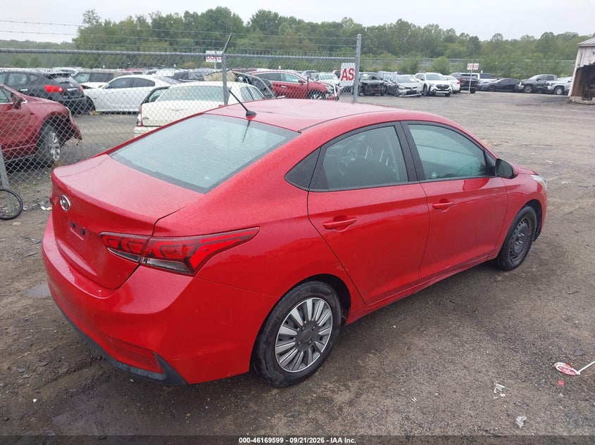 Vin: 3kpc24a64me130796, lot: 46669441, hyundai accent se 20214