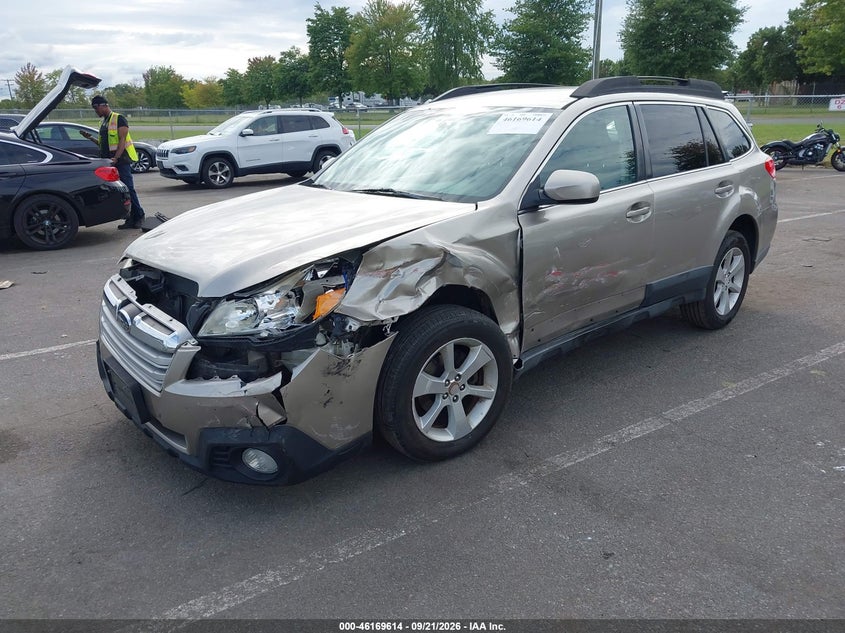 Vin: 4s4brbcc2e3206678, lot: 46669456, subaru outback 2.5i premium 20142