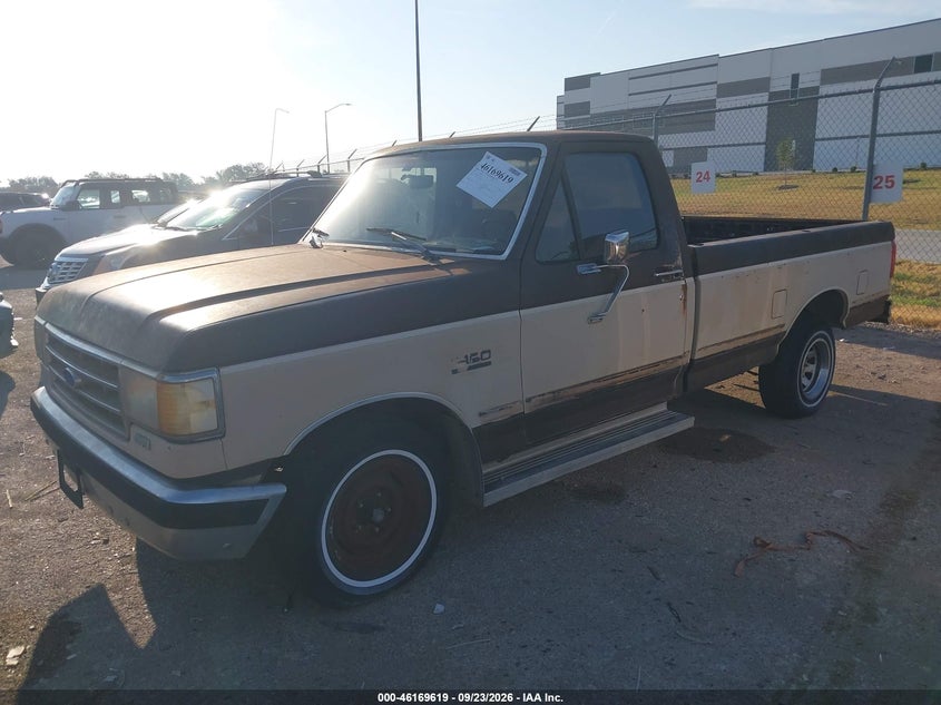 1989 Ford F150, Обычный износ, IAAI, VIN 1FTDF15N8KNA47843 — фото 2