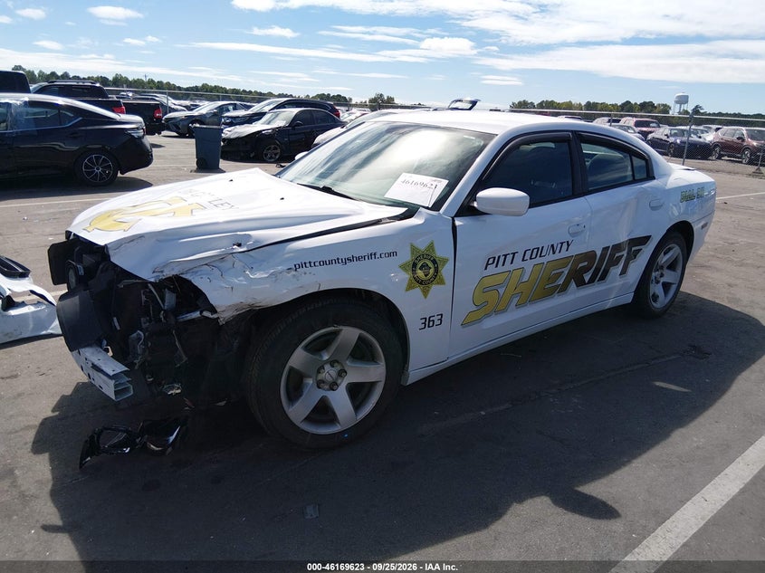 Vin: 2c3cdxat1eh187338, lot: 46669465, dodge charger police 20142