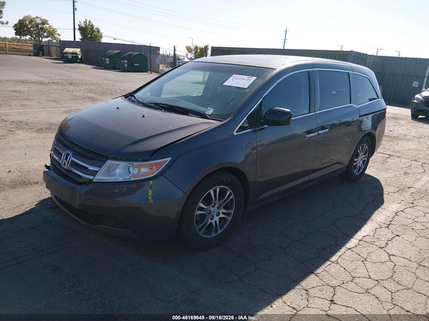 Vin: 5fnrl5h65db088569, lot: 46669491, honda odyssey ex-l 20132