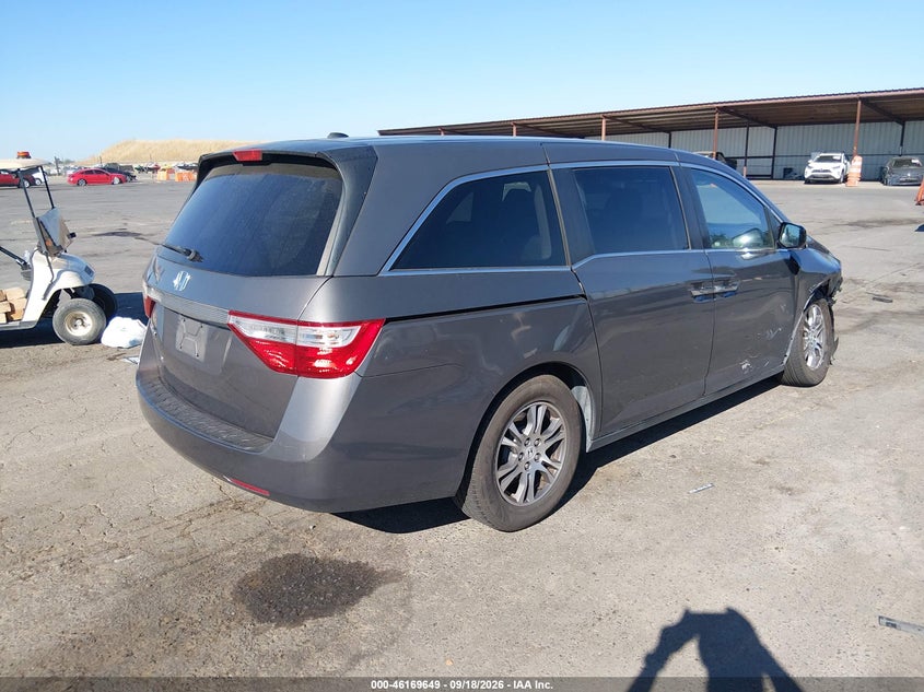 Vin: 5fnrl5h65db088569, lot: 46669491, honda odyssey ex-l 20134