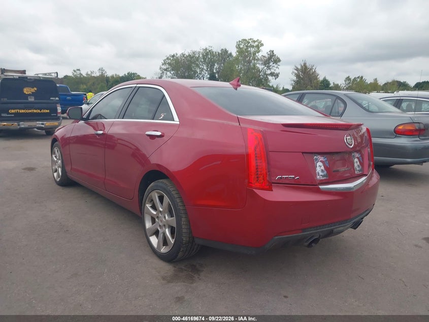 Vin: 1g6ah5r36d0107408, lot: 46669516, cadillac ats luxury 20133