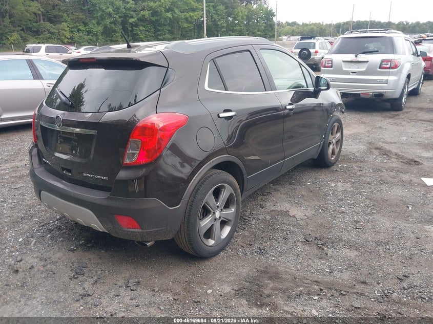 Vin: kl4cjcsb1db077801, lot: 46669536, buick encore leather 20134