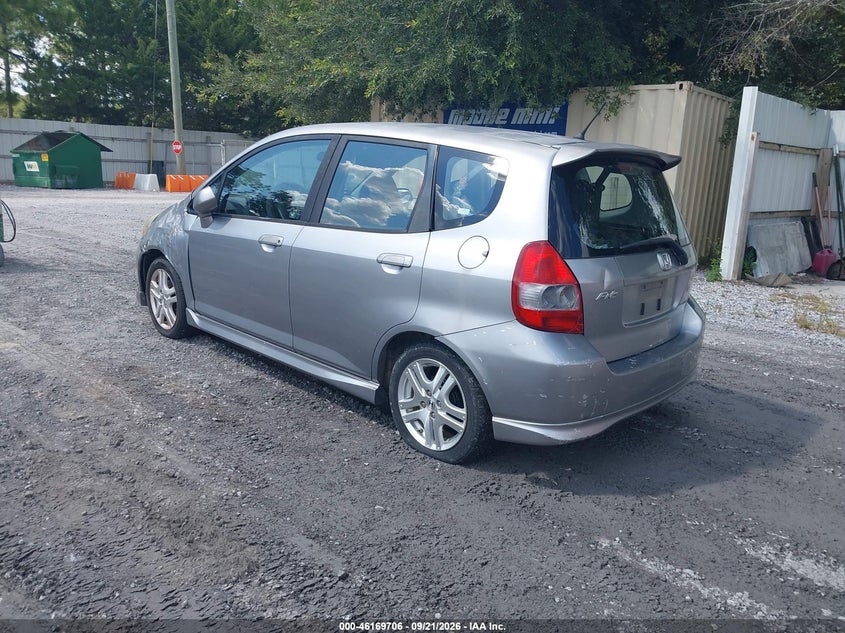 HONDA FIT 2008 VIN JHMGD38638S012302