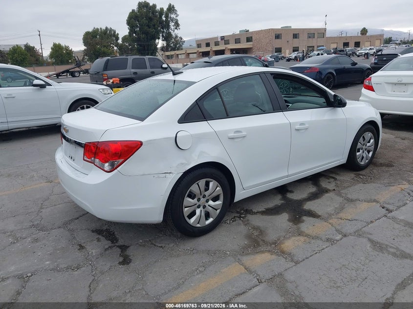 Vin: 1g1pa5sgxe7478064, lot: 46669605, chevrolet cruze ls auto 20144