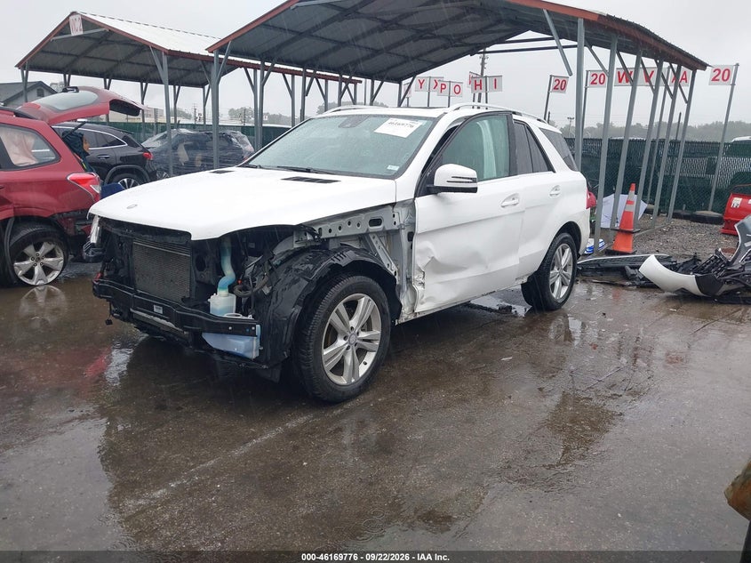 Vin: 4jgda5hb6fa493375, lot: 46669618, mercedes-benz ml 350 4matic 20152