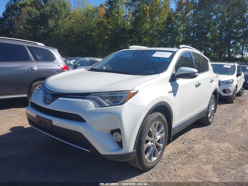 Vin: jtmdjrev7gd021776, lot: 46669644, toyota rav4 hybrid limited 20162