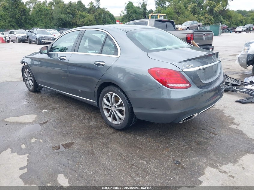Vin: wddwf4kb7hr262285, lot: 46669647, mercedes-benz c 300 4matic 20173