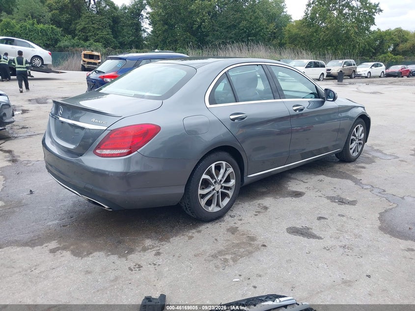 Vin: wddwf4kb7hr262285, lot: 46669647, mercedes-benz c 300 4matic 20174