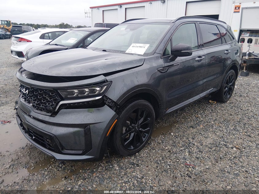 Vin: 5xyrk4lfxng145475, lot: 46669693, kia sorento sx 20222