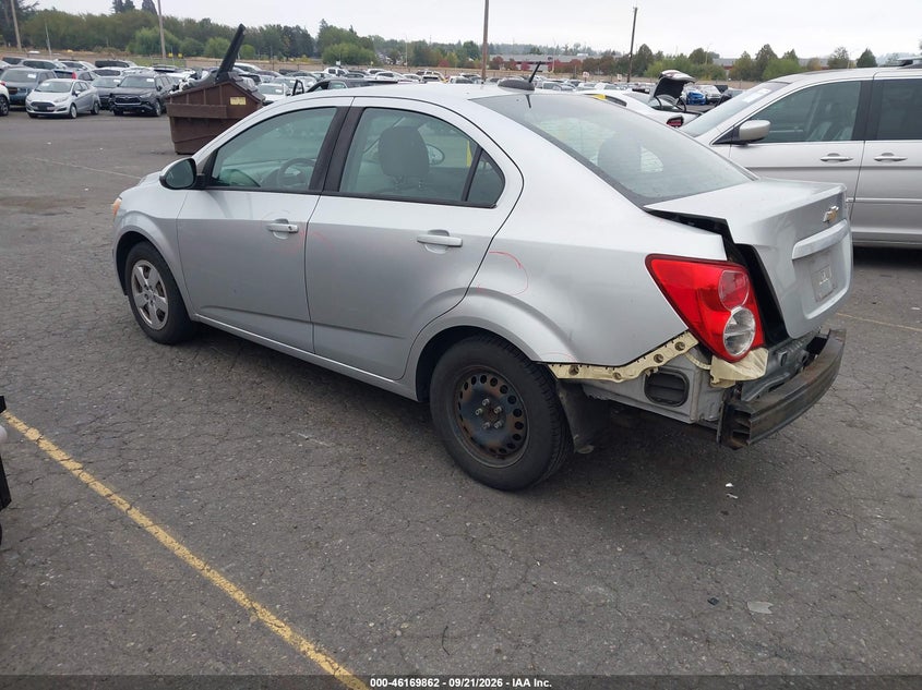 Vin: 1g1jb5shxf4141490, lot: 46669704, chevrolet sonic ls manual 20153