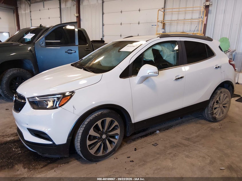Vin: kl4cjbsb1jb563126, lot: 46669709, buick encore preferred ii 20182