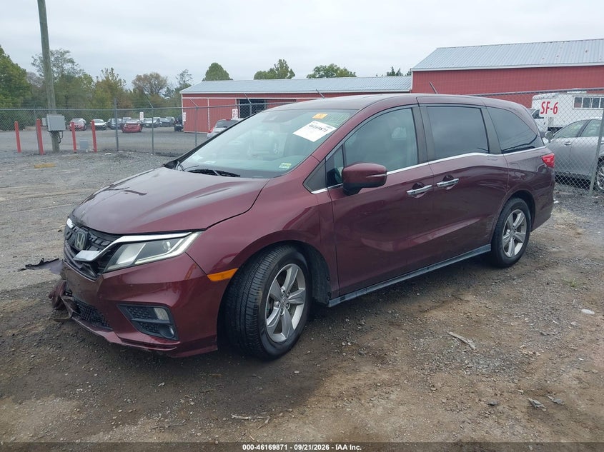 Vin: 5fnrl6h74jb051944, lot: 46669713, honda odyssey ex-l 20182