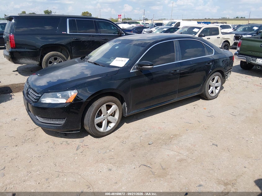 Vin: 1vwbh7a35dc068251, lot: 46669714, volkswagen passat 2.5l se 20132