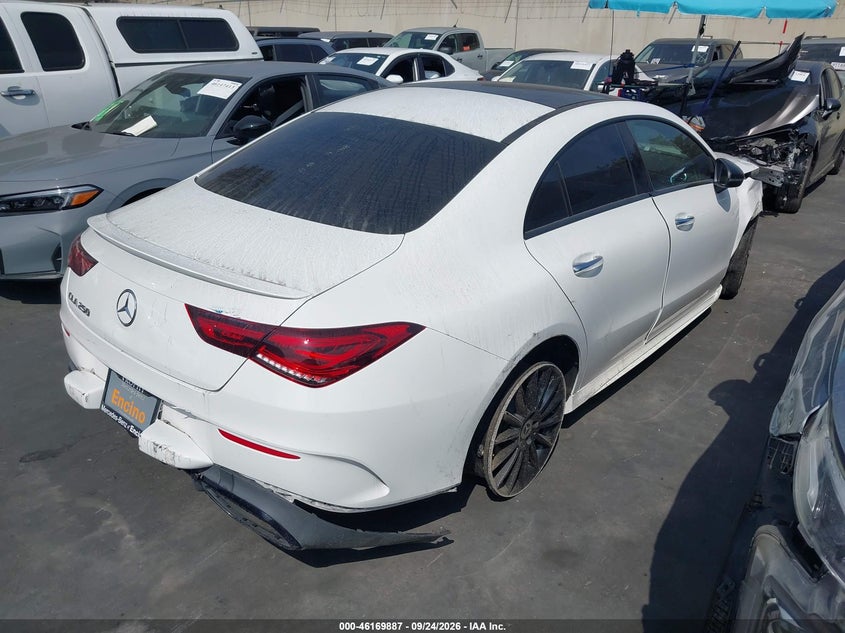 Vin: w1k5j4gb2pn375120, lot: 46669728, mercedes-benz cla 250 coupe 20234