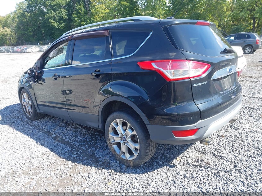 Vin: 1fmcu9j98eue32642, lot: 46669732, ford escape titanium 20143