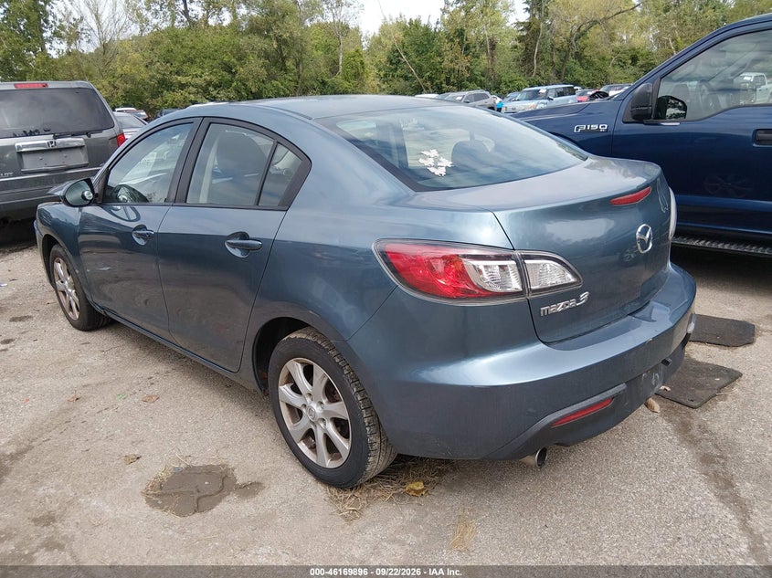 Vin: jm1bl1vf9b1427774, lot: 46669738, mazda mazda3 i touring 20113