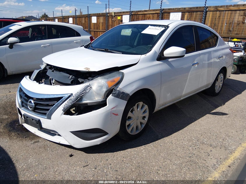 Vin: 3n1cn7ap5jl829544, lot: 46669754, nissan versa 1.6 sv 20182