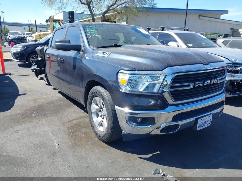 Vin: 1c6rrefg7mn543845, lot: 46669760, ram 1500 big horn  4x2 5'7 box 2021 img_1