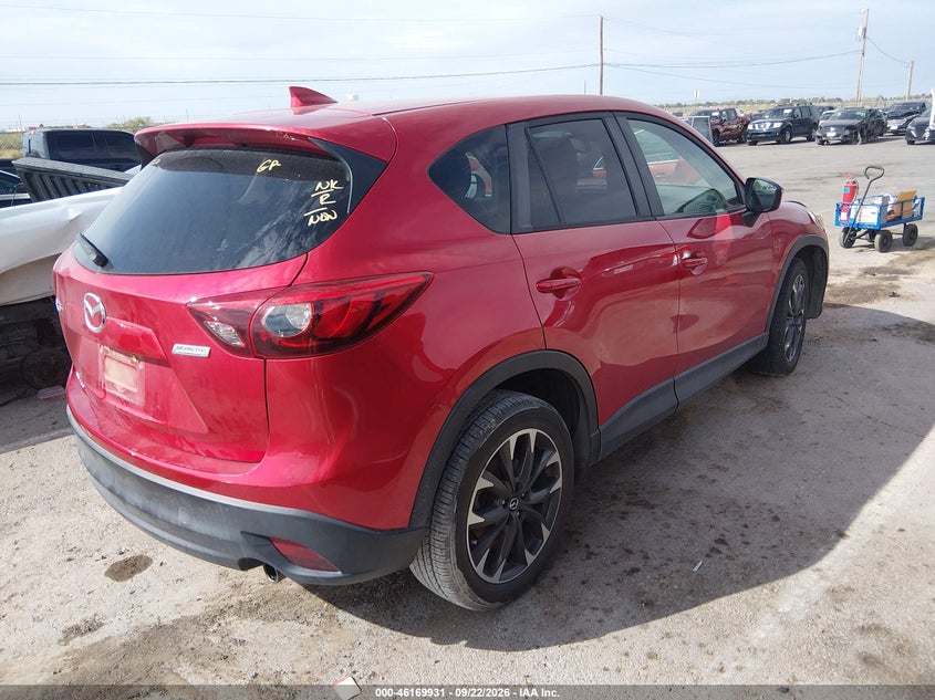 Vin: jm3ke2dy7g0826562, lot: 46669773, mazda cx-5 grand touring 20164