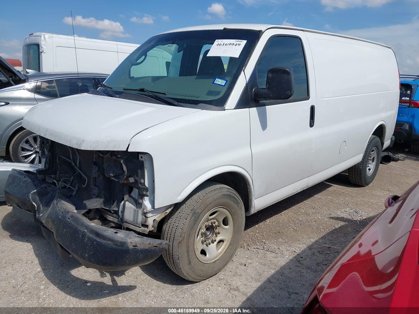 Vin: 1gcwgfcf2f1245670, lot: 46669791, chevrolet express 2500 work van 20152