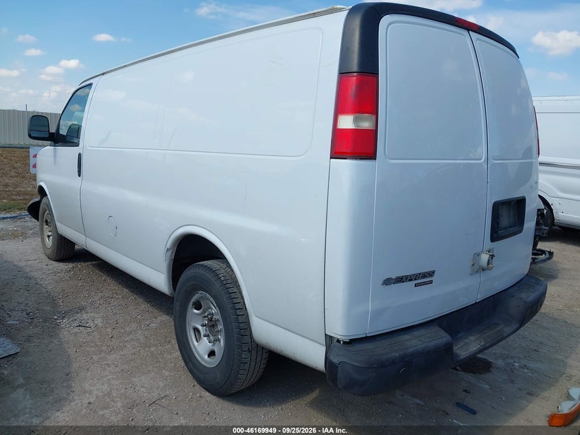Vin: 1gcwgfcf2f1245670, lot: 46669791, chevrolet express 2500 work van 20153