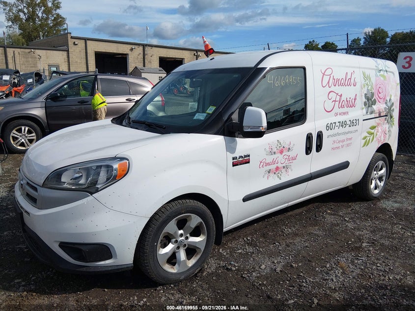 Vin: zfberfdt7f6a44348, lot: 46669797, ram promaster city slt 20152