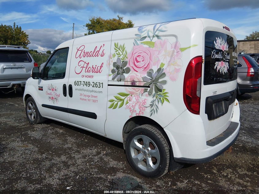 Vin: zfberfdt7f6a44348, lot: 46669797, ram promaster city slt 20153
