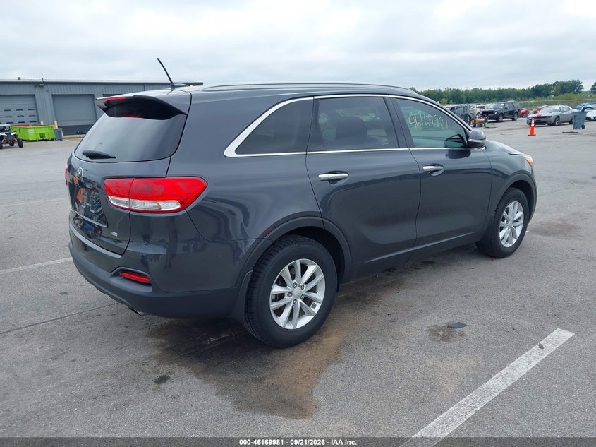 Vin: 5xypg4a31hg221106, lot: 46669823, kia sorento 2.4l lx 20174