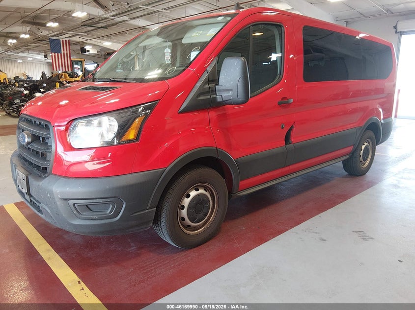 Vin: 1fmzk1y8xlkb23133, lot: 46669831, ford transit-150 passenger van xl 20202