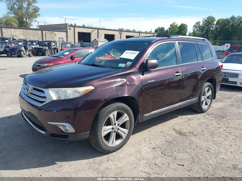 2011 Toyota Highlander, Обидва боки, IAAI, VIN 5TDDK3EHXBS085991 — фото 2