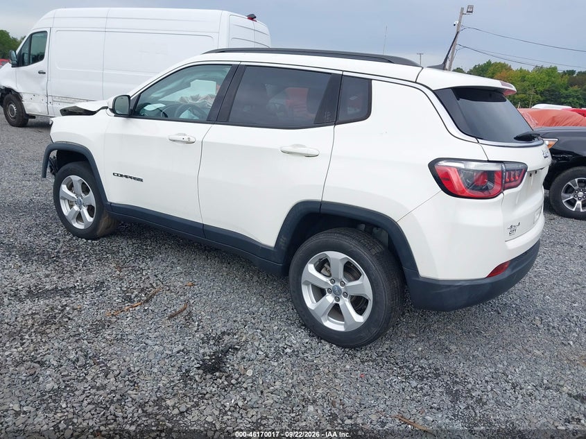 Vin: 3c4njdbb2kt670647, lot: 46669859, jeep compass latitude 4x4 20193