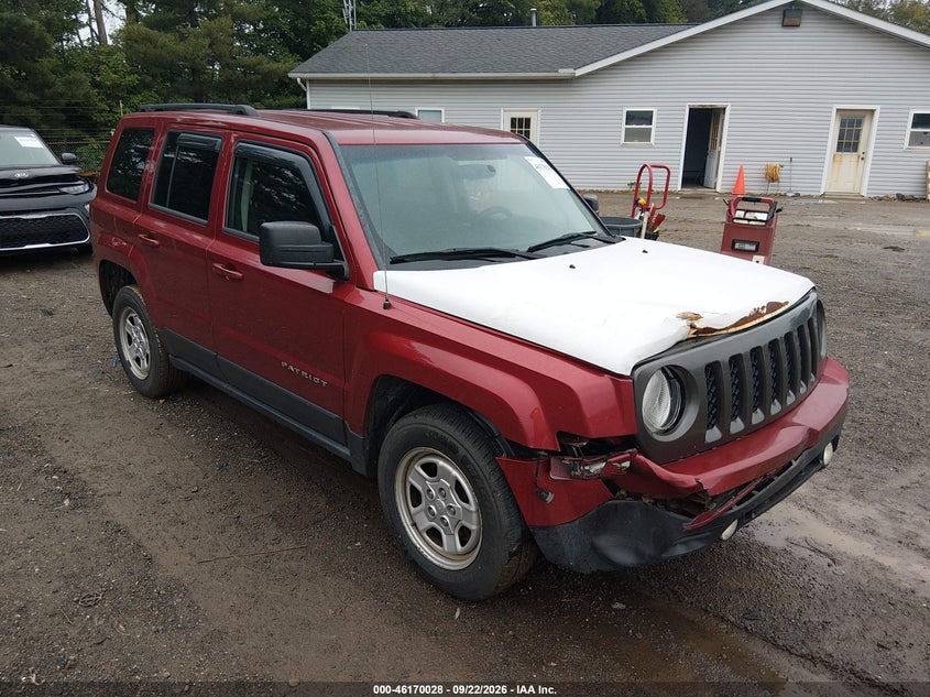Vin: 1c4njpba3fd143639, lot: 46669870, jeep patriot sport 2015 img_1