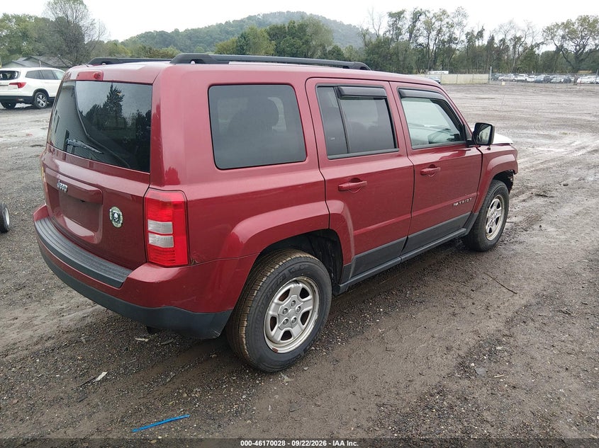 Vin: 1c4njpba3fd143639, lot: 46669870, jeep patriot sport 20154