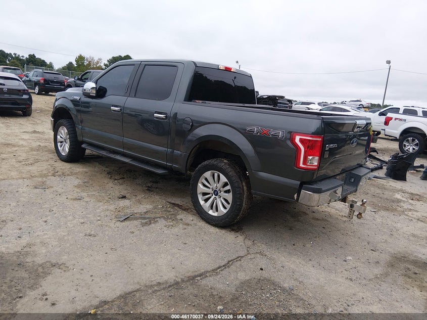 Vin: 1ftew1ef1fkf21233, lot: 46669880, ford f-150 xlt 20153