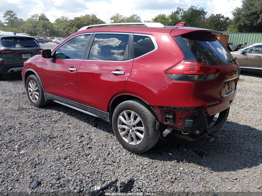 Vin: jn8at2mt7hw391009, lot: 46669892, nissan rogue sv 20173