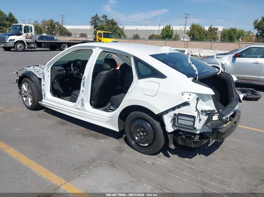 Vin: 2hgfe4f81sh328964, lot: 46669933, honda civic hybrid sport/sport touring 20253