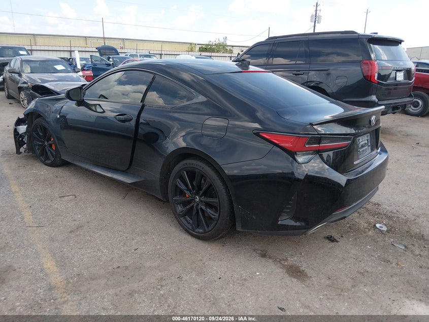 Vin: jthgz5bc9p5026763, lot: 46669962, lexus rc 350 f sport 20233