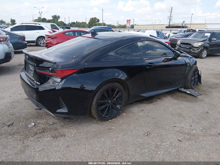 Vin: jthgz5bc9p5026763, lot: 46669962, lexus rc 350 f sport 20234
