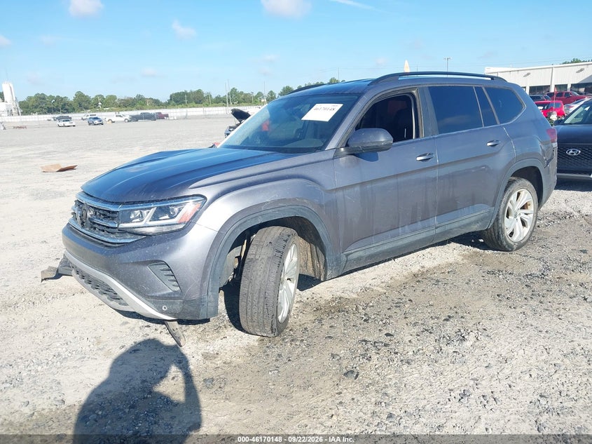 Vin: 1v2hr2ca2mc552059, lot: 46669990, volkswagen atlas 3.6l v6 se w/technology 20212
