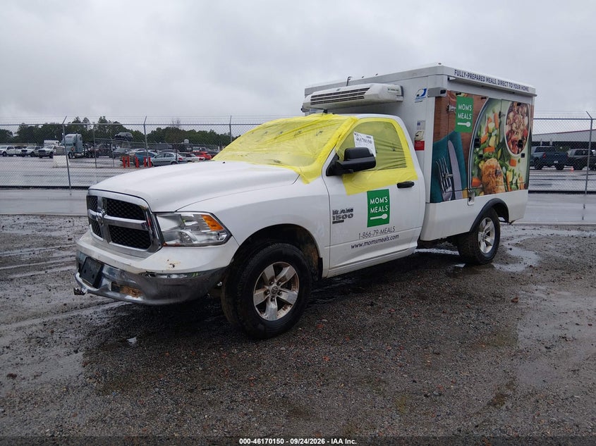 Vin: 3c6jr6dg5mg635048, lot: 46669992, ram 1500 classic tradesman  4x2 8' box 20212