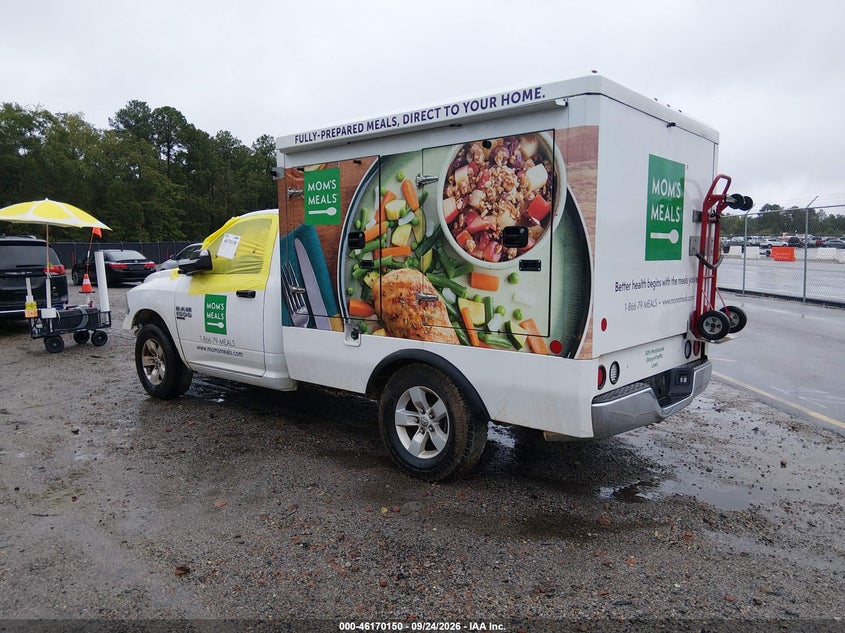Vin: 3c6jr6dg5mg635048, lot: 46669992, ram 1500 classic tradesman  4x2 8' box 20213