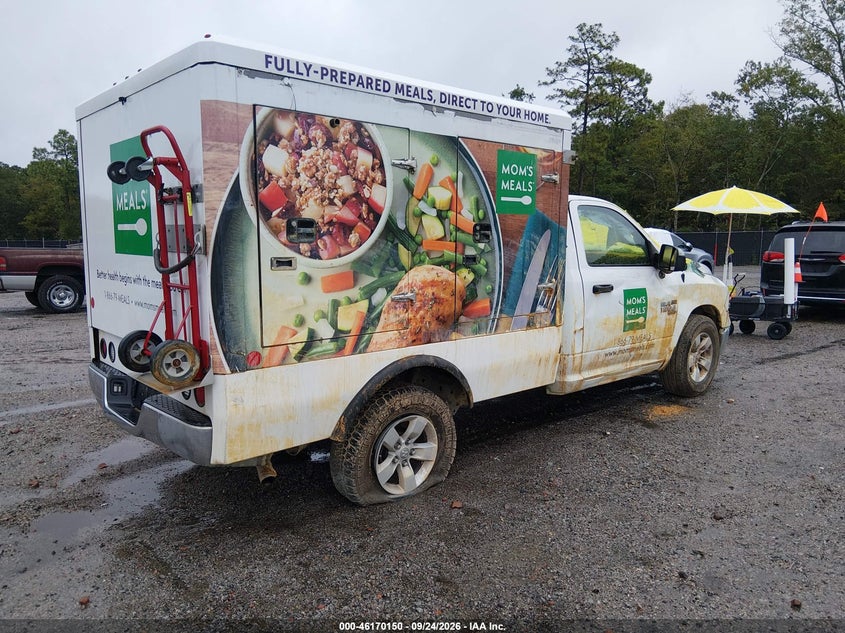 Vin: 3c6jr6dg5mg635048, lot: 46669992, ram 1500 classic tradesman  4x2 8' box 20214