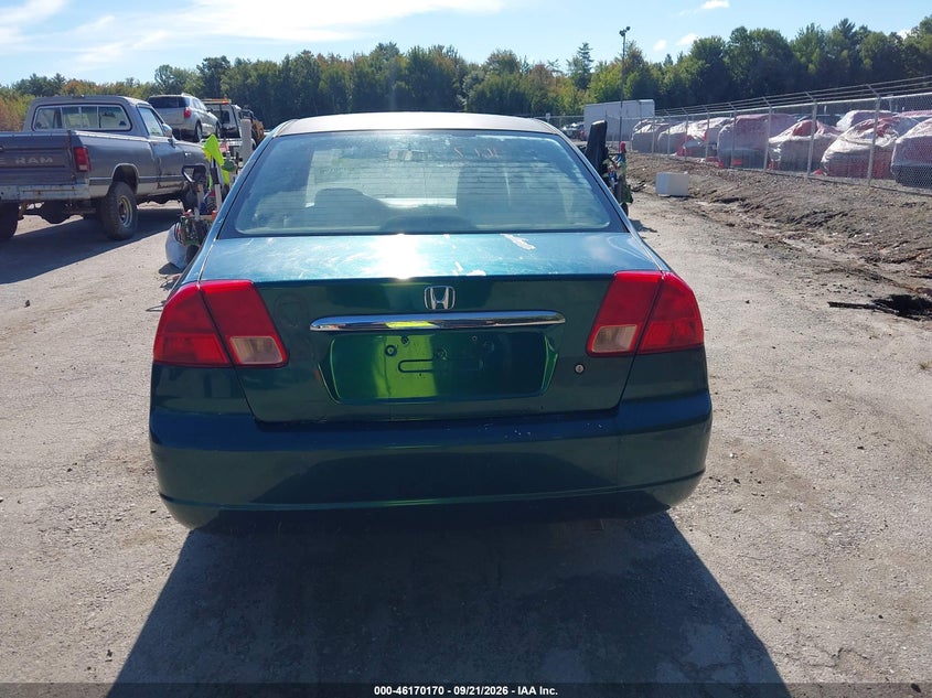 HONDA CIVIC 2002 VIN 2HGES16592H522652