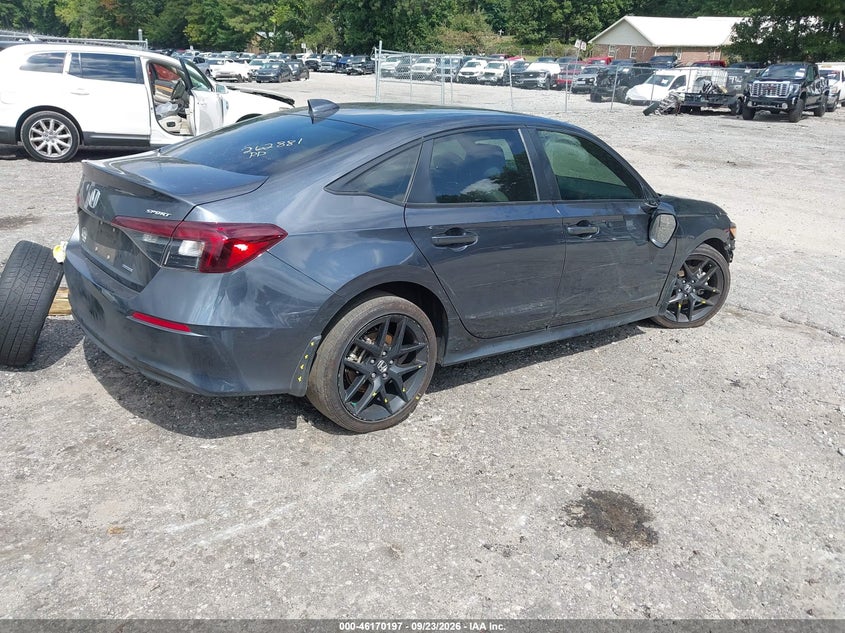 Vin: 2hgfe4f85sh338851, lot: 46670039, honda civic hybrid sport/sport touring 20254