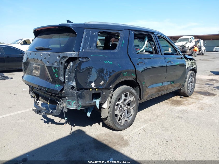 Vin: km8r7dhe5mu274489, lot: 46670045, hyundai palisade calligraphy 20214