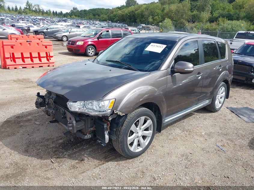 Vin: ja4jt5ax2az003221, lot: 46670055, mitsubishi outlander gt 20102