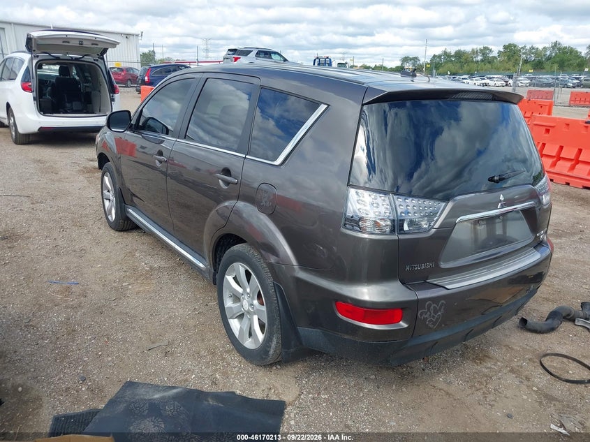Vin: ja4jt5ax2az003221, lot: 46670055, mitsubishi outlander gt 20103